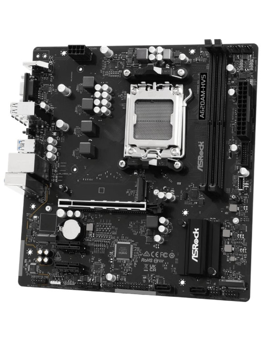 Placa Base Asrock A620AM-HVS/ DDR5/ PCIe 4.0/ Socket AM5/ Micro ATX