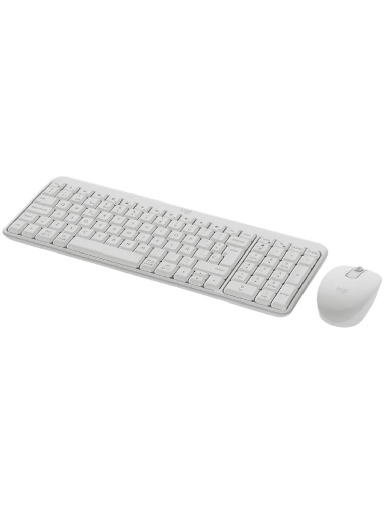 Teclado y Ratón Inalámbricos Logitech Wireless Combo MK250/ Blanco