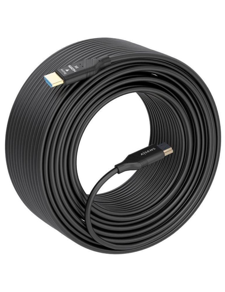 Cable HDMI 2.1 AOC 8K Aisens A153-0935/ HDMI Macho - HDMI Macho/ 20m/ Negro