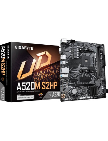 Placa Base Gigabyte A520M S2HP Socket AM4/ DDR4/ PCIe 3.0/ Micro ATX