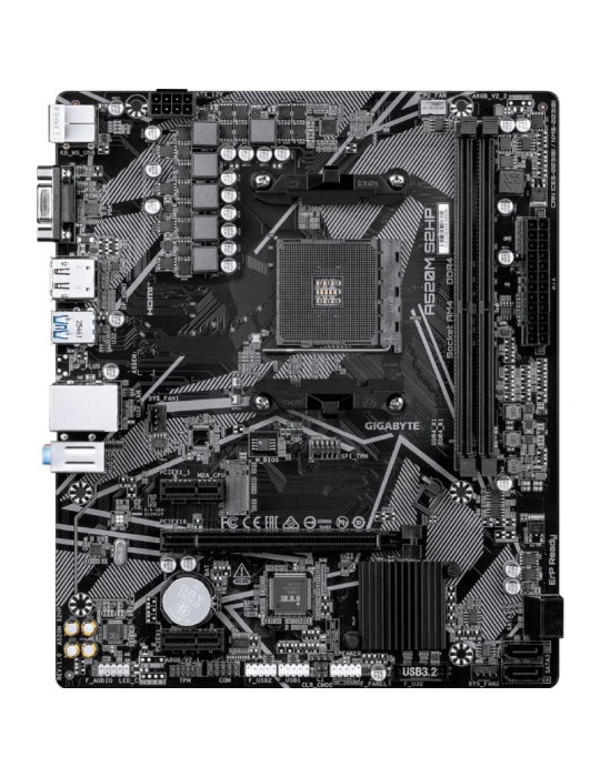 Placa Base Gigabyte A520M S2HP Socket AM4/ DDR4/ PCIe 3.0/ Micro ATX
