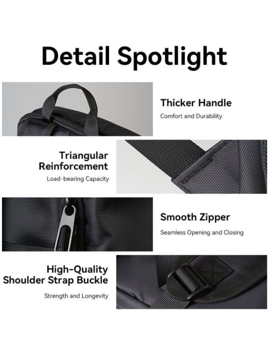 Mochila Vention KROB0 para Portátiles hasta 15.6"/ 19L/ Impermeable/ Negra