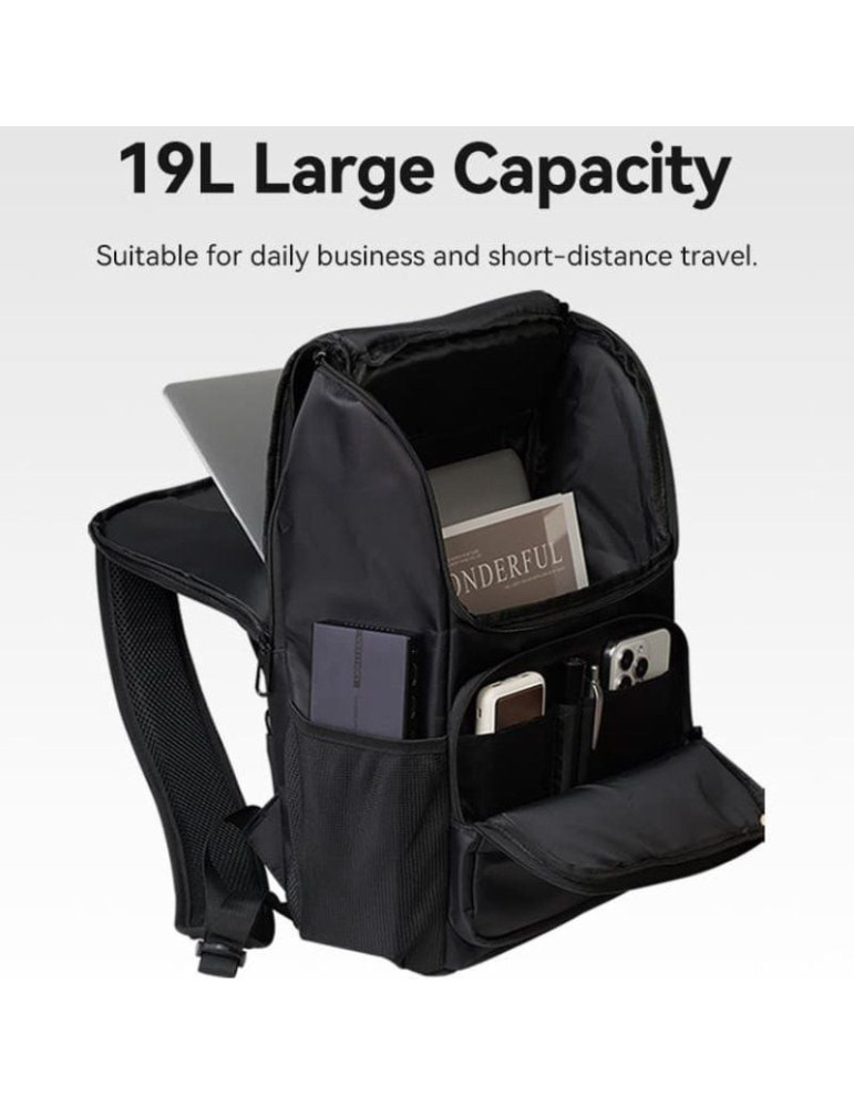 Mochila Vention KROB0 para Portátiles hasta 15.6"/ 19L/ Impermeable/ Negra
