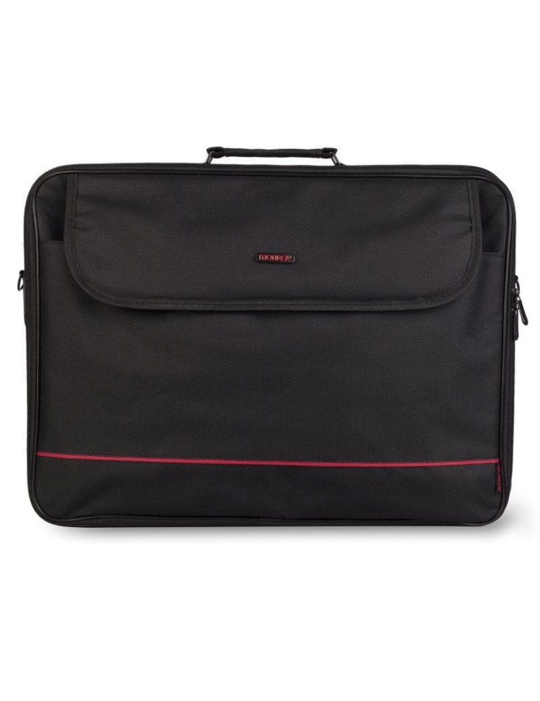 Maletín Monray Passenger Plus para Portátiles hasta 18"/ Cinta para Trolley/ Negro
