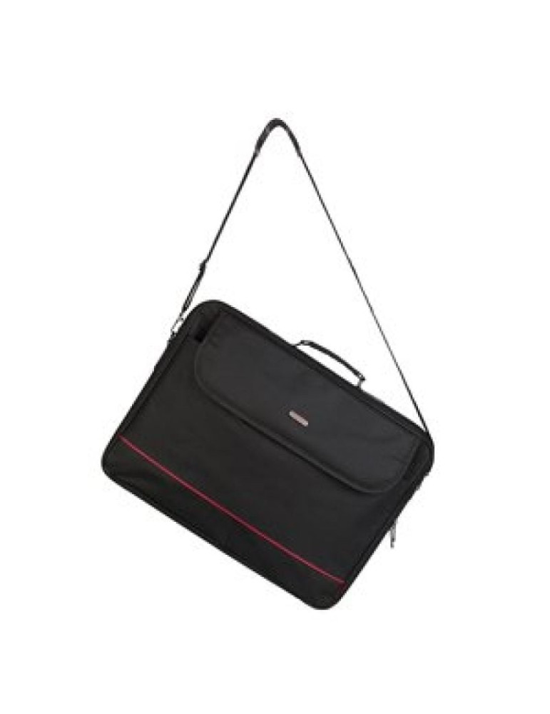 Maletín Monray Passenger Plus para Portátiles hasta 18"/ Cinta para Trolley/ Negro