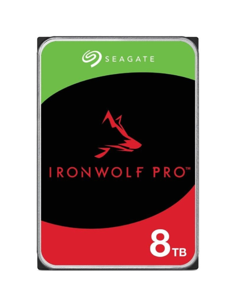 Disco Duro Seagate IronWolf Pro NAS ST8000NT001 8TB/ 3.5"/ SATA III/ 256MB