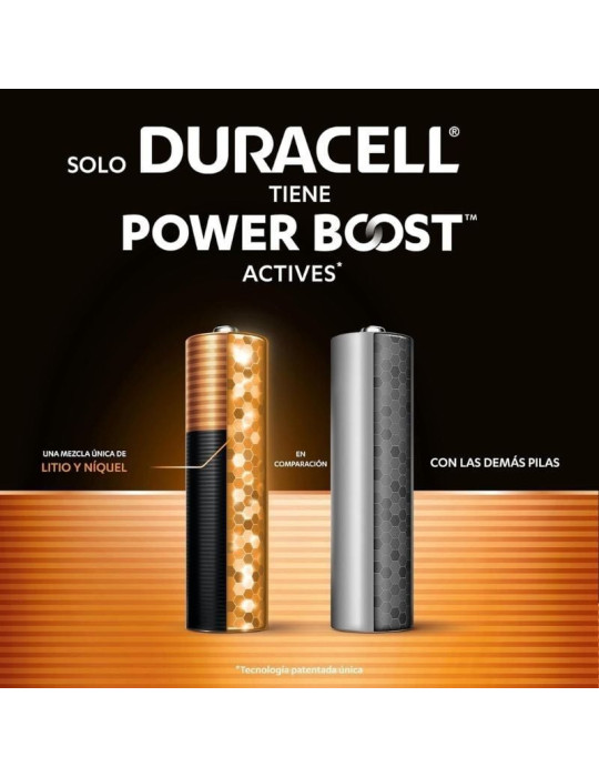 Pack de 12 Pilas AA Duracell Plus Power Boost DPBLR6B12/ 1.5V/ Alcalinas