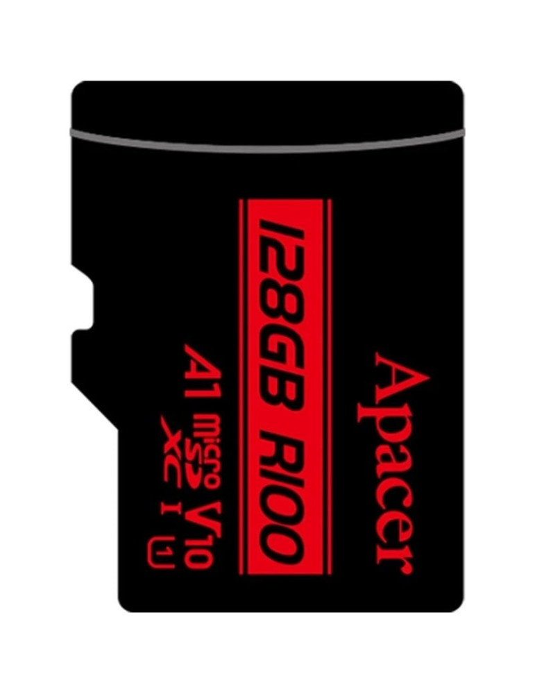 Tarjeta de Memoria Apacer 128GB XC UHS 1 con Adaptador/ Clase 10/ 100MBs