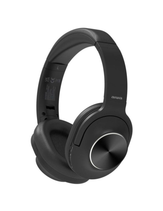 Auriculares Inalámbricos Aiwa HST-220BT/BK/ con Micrófono/ Bluetooth/ Negros