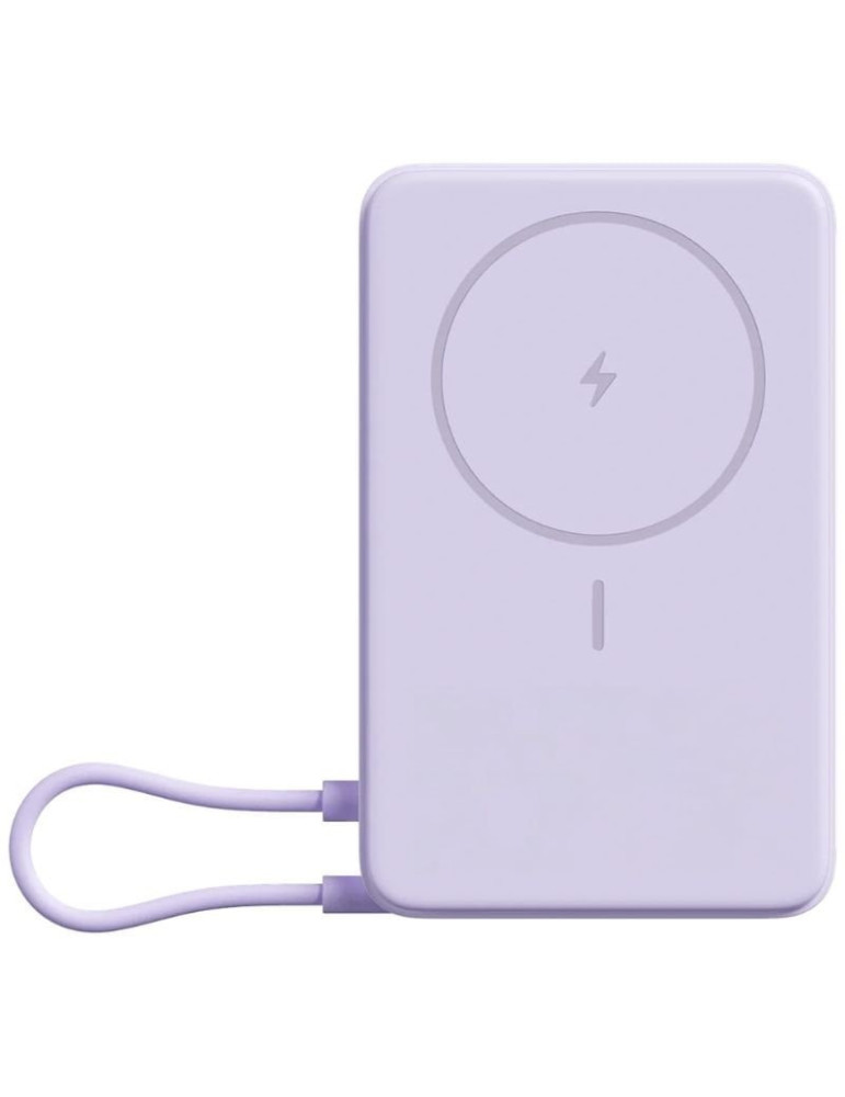 Powerbank 10000mAh Xiaomi Magnetic Power Bank 10000/ Wireless/ Púrpura