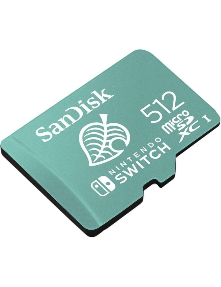 Tarjeta de Memoria SanDisk Nintendo Switch 512GB microSD XC UHS-I/ Clase 10/ 100MBs