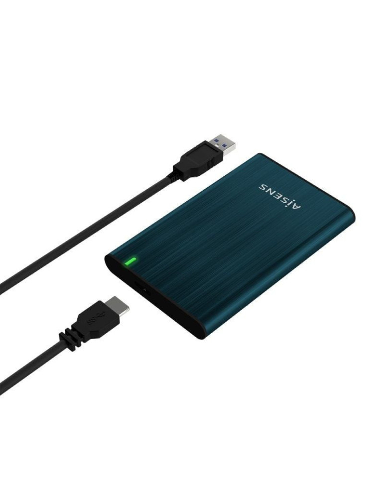 Caja Externa para Disco Duro de 2.5" Aisens ASE-2525PB/ USB 3.0/ Sin tornillos