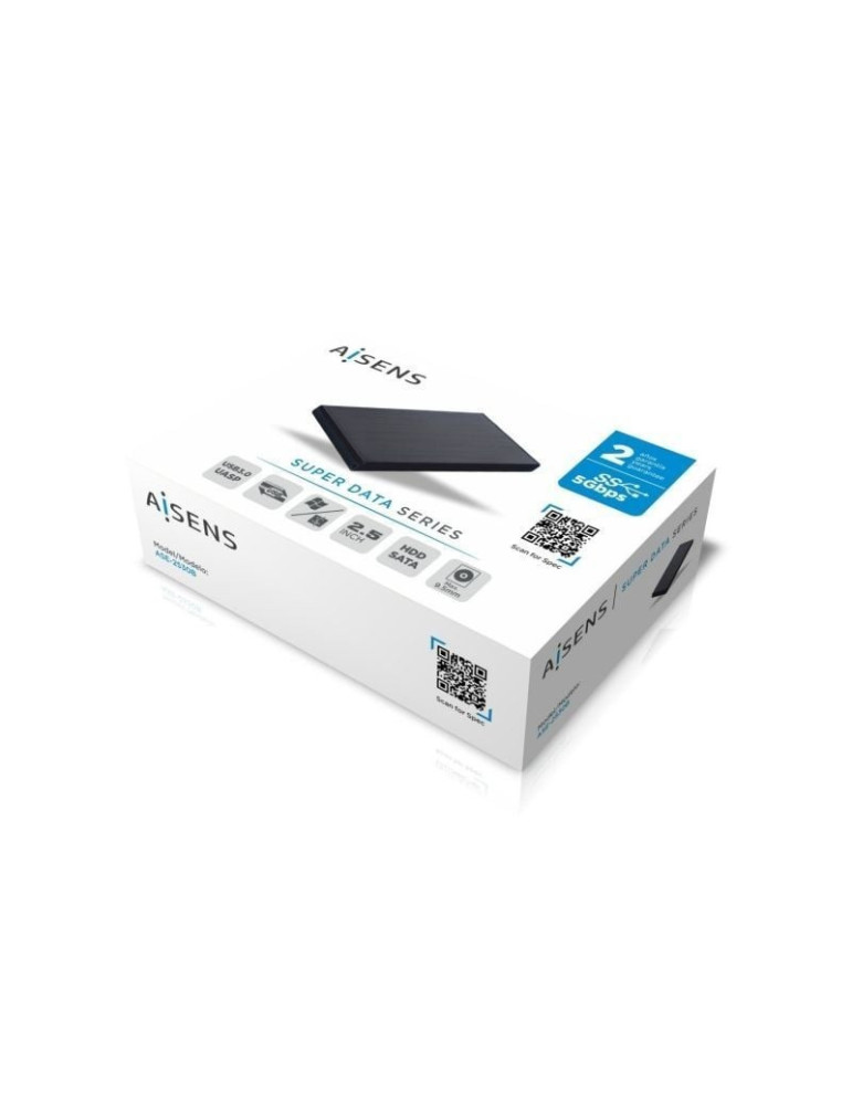 Caja Externa para Disco Duro de 2.5" Aisens ASE-2530B/ USB 3.1