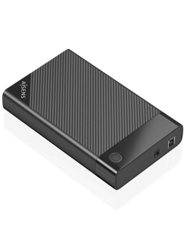 Caja Externa para Disco Duro de 3.5" Aisens ASE-3529B/ USB 3.1/ Sin tornillos