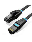 Cable de Red RJ45 UTP Vention IBJBS Cat.6A/ 25m/ Negro