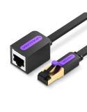 Cable Alargador de Red RJ45 UTP Vention ICBBH Cat.7/ 2m/ Negro