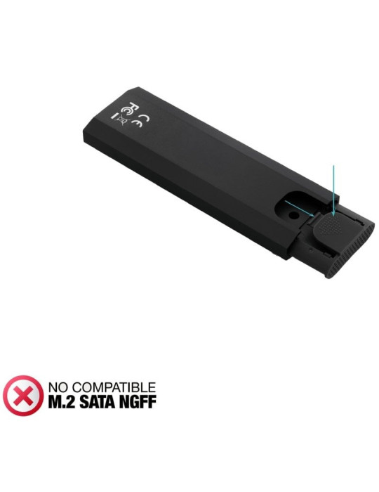 Caja Externa para Disco SSD M.2 NVMe TooQ TQE-2231B/ USB 3.1