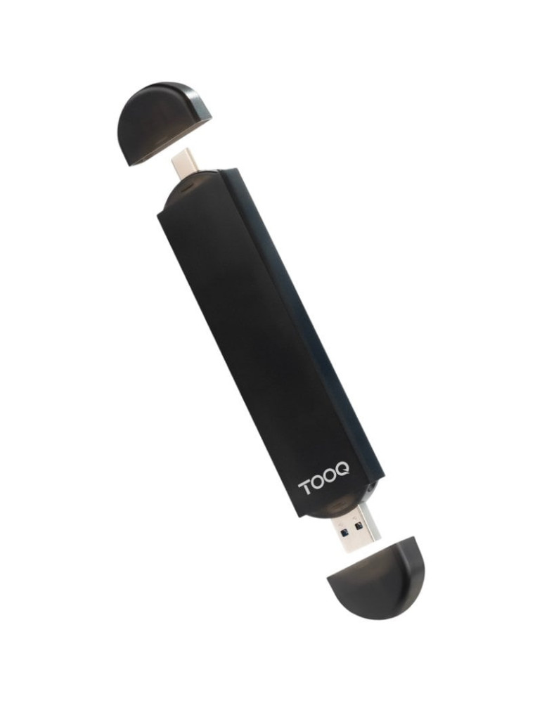Caja Externa para Disco SSD M.2 NVMe TooQ TQE-2240B/ USB 3.0/ USB Tipo-C 3.2 Gen2