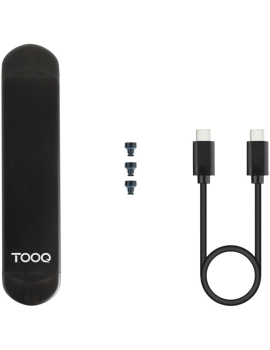 Caja Externa para Disco SSD M.2 NVMe TooQ TQE-2240B/ USB 3.0/ USB Tipo-C 3.2 Gen2