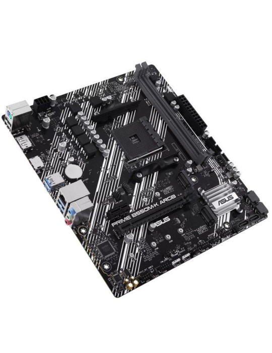 Placa Base Asus Prime B550M-K ARGB Socket AM4/ DDR4/ PCIe 4.0/ Micro ATX