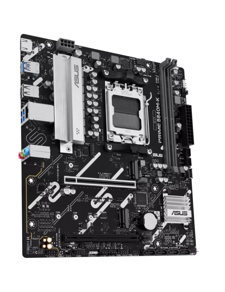 Placa Base Asus Prime B840M-K Socket AM5/ DDR5/ PCIe 4.0/ Micro ATX