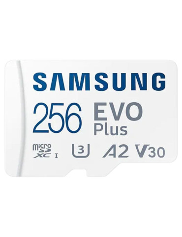Tarjeta de Memoria Samsung EVO Plus 2023 256GB microSD XC con Adaptador/ Clase 10/ 160MBs 2
