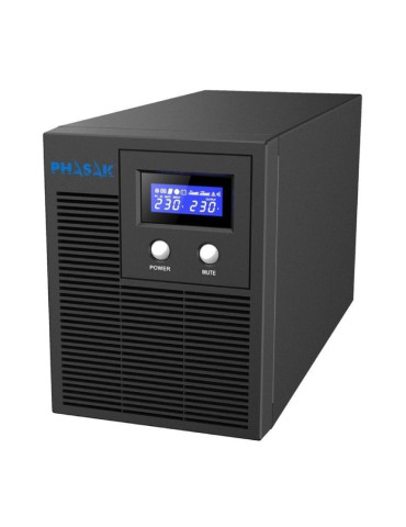 SAI Línea Interactiva Phasak Protekt 1060 VA/ 1060VA-700W/ 4 Salidas/ Formato Torre