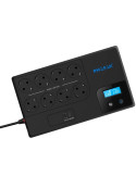 SAI Línea Interactiva Phasak Smart Home 1050VA/ 1050VA-600W/ 8 Salidas/ Formato Bloque
