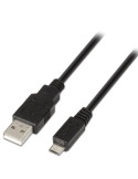 Cable USB 2.0 Aisens A101-0029/ USB Macho - MicroUSB Macho/ 3m/ Negro
