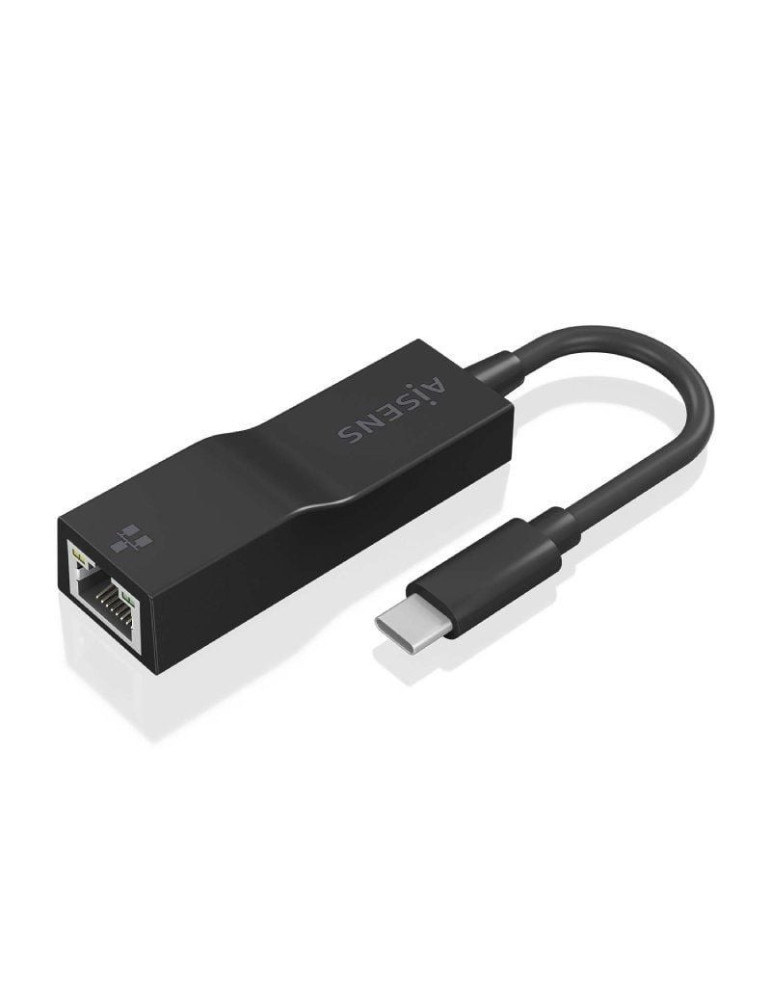 Adaptador USB Tipo-C - RJ45 Aisens A109-0765/ 1000Mbps