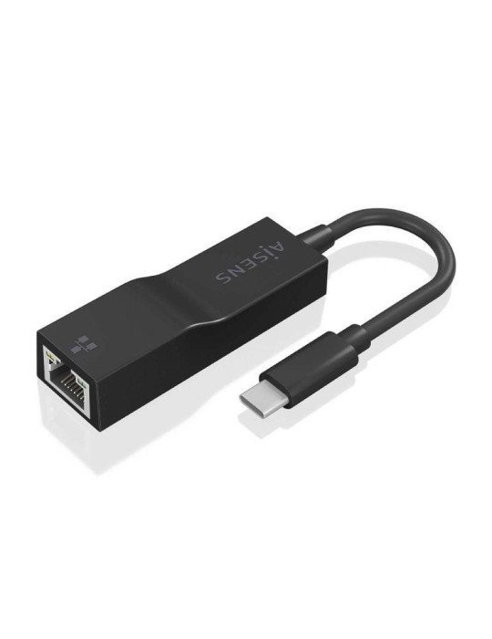 Adaptador USB Tipo-C - RJ45 Aisens A109-0765/ 1000Mbps