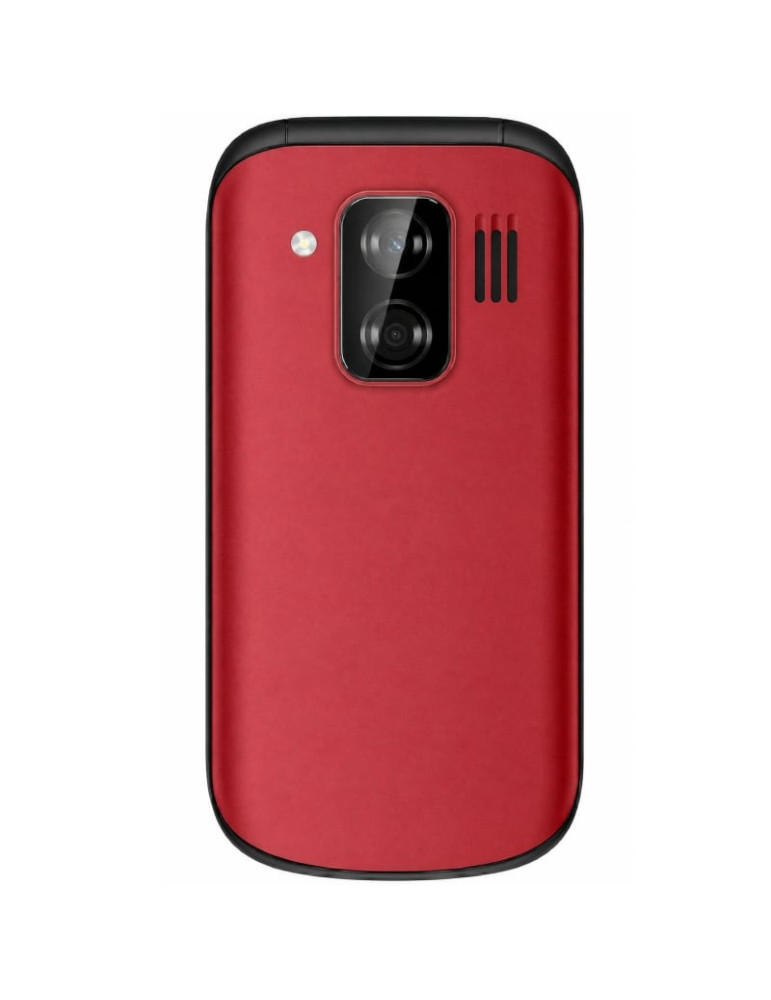 Teléfono Móvil Sunstech CELT24 para Personas Mayores/ Rojo