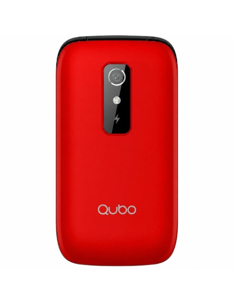 Teléfono Móvil Qubo P-220RD 4G para Personas Mayores/ Rojo