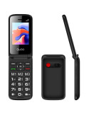 Teléfono Móvil Qubo X-247 4G para Personas Mayores/ Negro