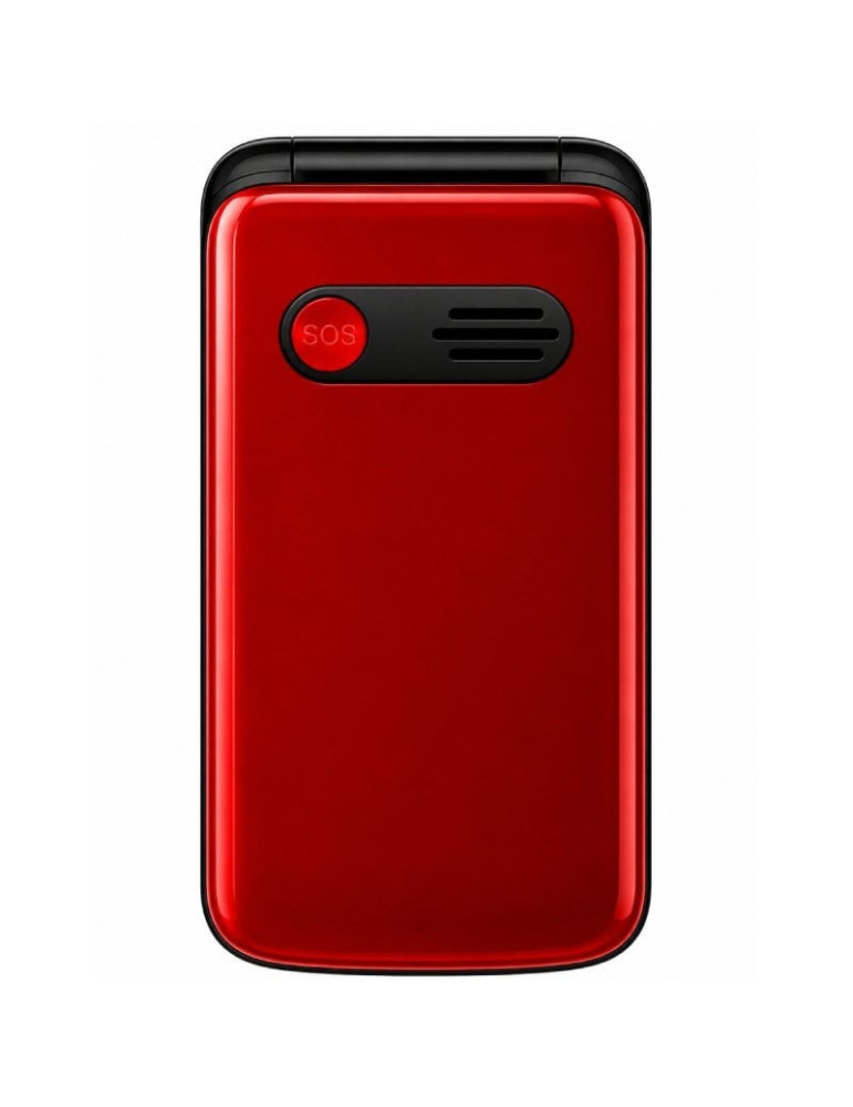 Teléfono Móvil Qubo X-247RDC 4G para Personas Mayores/ Rojo