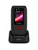 Teléfono Móvil Qubo X-D340CB 4G para Personas Mayores/ Negro