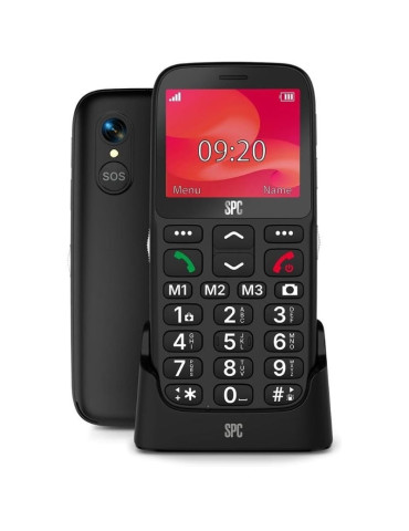 Teléfono Móvil SPC Polaris Pure para Personas Mayores/ 4G/ Negro