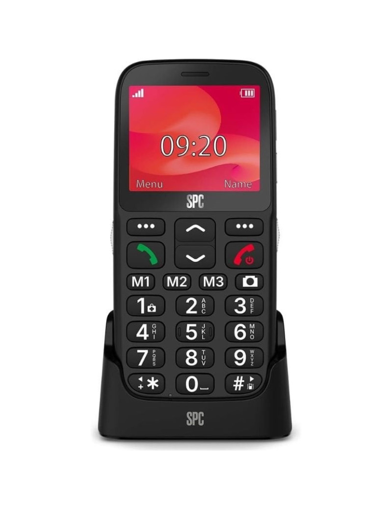 Teléfono Móvil SPC Polaris Pure para Personas Mayores/ 4G/ Negro