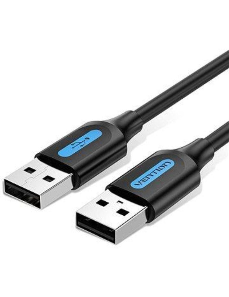 Cable USB 2.0 Vention COJBD/ USB Macho - USB Macho/ 480Mbps/ 50cm/ Negro