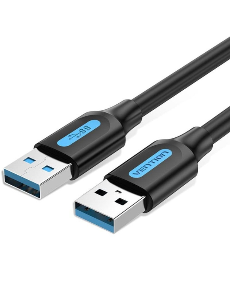 Cable USB 3.0 Vention CONBD/ USB Macho - USB Macho/ 5Gbps/ 50cm/ Negro