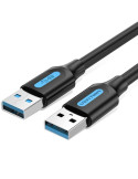 Cable USB 3.0 Vention CONBD/ USB Macho - USB Macho/ 5Gbps/ 50cm/ Negro