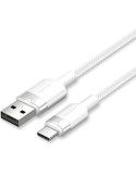 Cable USB 2.0 Tipo-C Vention CTNWF/ USB Tipo-C Macho - USB Macho/ Hasta 60W/ 480Mbps/ 1m/ Blanco