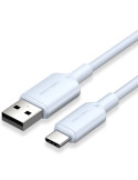 Cable USB 2.0 Tipo-C Vention CTQLF/ USB Tipo-C Macho - USB Macho/ Hasta 60W/ 480Mbps/ 1m/ Azul