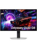 Monitor Gaming Samsung Odyssey OLED G8 G81SF S27FG812SU 27"/ 4K/ 0.03ms/ 240Hz/ OLED/ Regulable en altura/ Plata