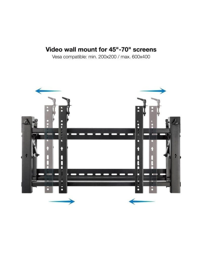 Soporte de Pared para Videowall Inclinable Tooq TQVW4570T para TV de 45-70"/ hasta 70kg