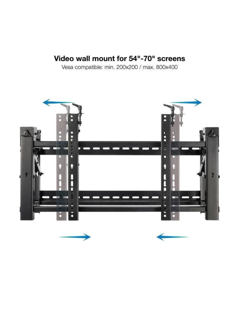 Soporte de Pared para Videowall Inclinable Tooq TQVW5470T para TV de 54-70"/ hasta 70kg