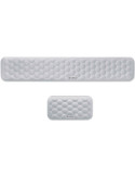 Pack de 2 Reposamuñecas Subblim Ergo AirPadding/ Plateadas