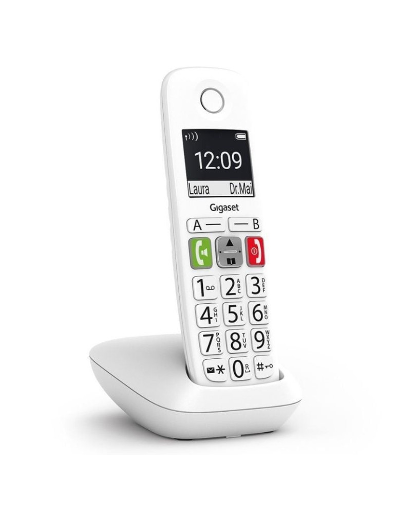 Teléfono Inalámbrico Gigaset E290/ Blanco