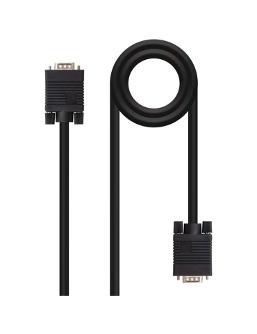 Cable SVGA Nanocable 10.15.1302/ VGA Macho - VGA Macho/ 1.8m/ Negro 2