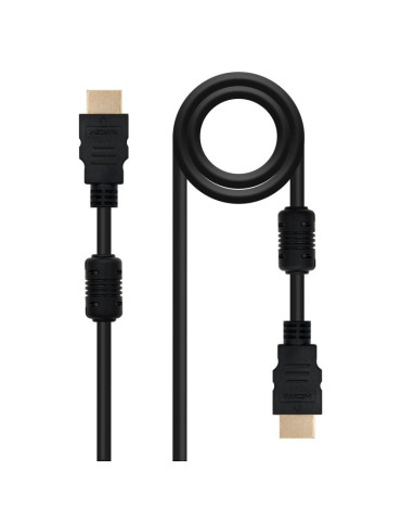 Cable HDMI 1.4 Nanocable 10.15.1802/ HDMI Macho - HDMI Macho/ 1.8m/ Negro 2